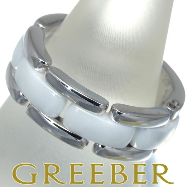 CHANEL シャネル リング ウルトラ J12 ミディアム 54号 K18WG/ホワイト  