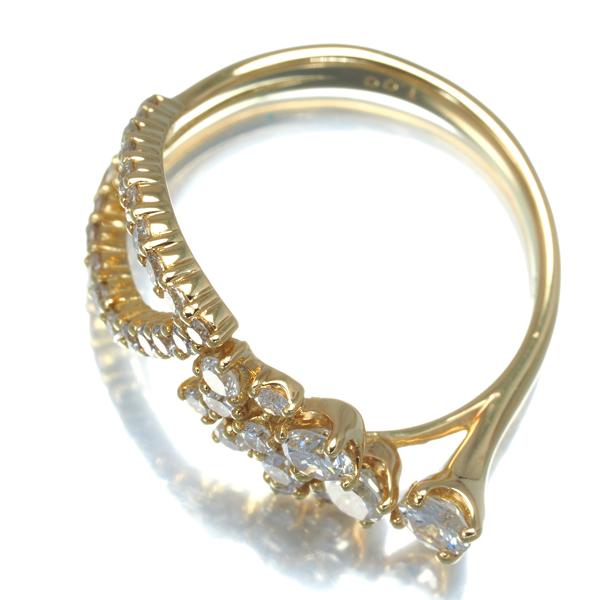 ダイヤ ダイヤモンド 1.00ct リング K18YG 指輪 GENJ ダイヤ ダイヤモンド 1.00ct リング K18YG 指輪 GENJ