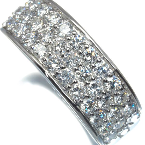 GSTV リング ダイヤ ダイヤモンド 1.60ct パヴェ 20号 Pt950 指輪 BLJ  