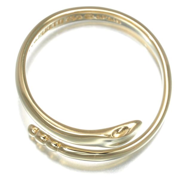 TIFFANY&Co. ティファニー リング スネーク アニマル 12号 K18YG 指輪  