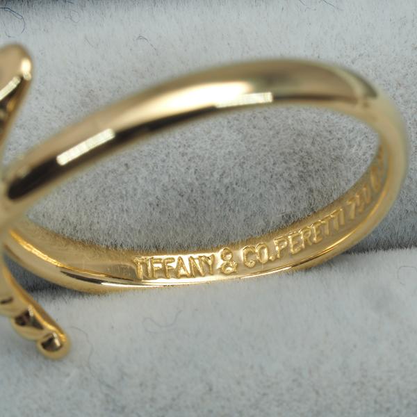 TIFFANY&Co. ティファニー リング スネーク アニマル 12号 K18YG 指輪  