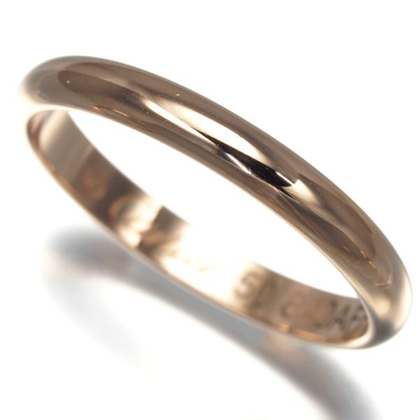 カルティエ リング 1895 クラシックウェディング 2.5mm 50号 K18PG