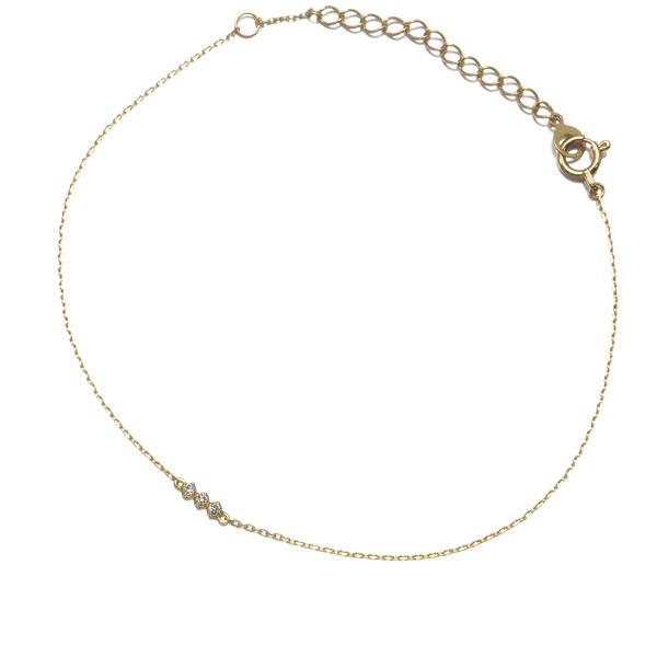 AHKAH アーカー ブレスレット ダイヤ ダイヤモンド 0.02ct AHKAH アーカー ブレスレット ダイヤ ダイヤモンド 0.02ct