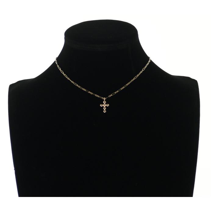カシケイ ネックレス ダイヤ ダイヤモンド 0.05ct ベゼル クロス カシケイ ネックレス ダイヤ ダイヤモンド 0.05ct ベゼル クロス