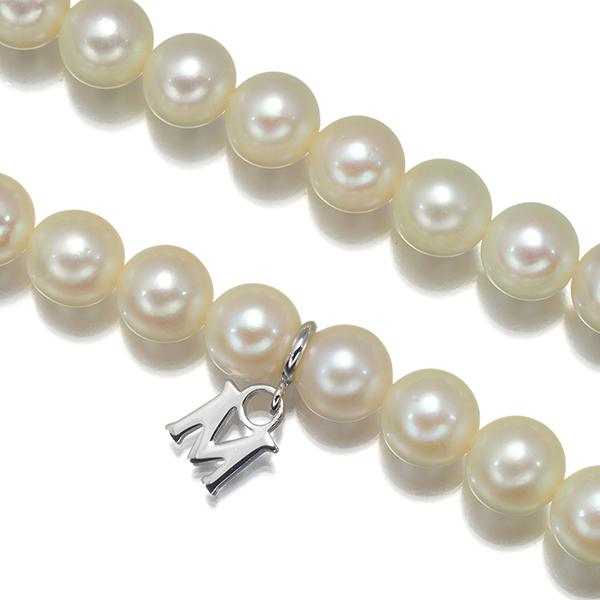 MIKIMOTO（ミキモト） ネックレス パール 真珠 5.0-5.5mm シルバー 袋 