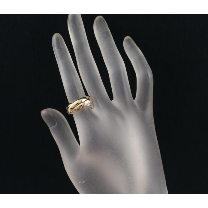Cartier カルティエ トリニティリング スリーカラー クラシック 51号  
