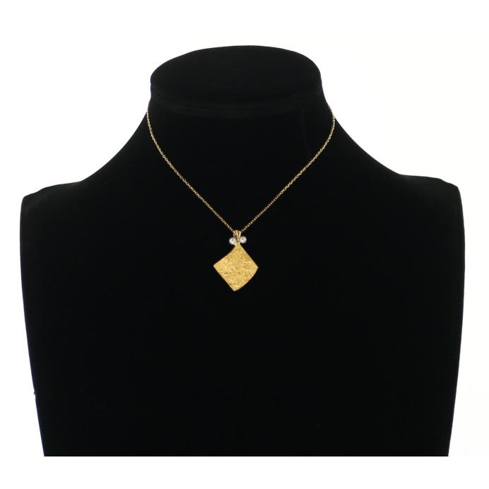 ミキモト MIKIMOTO あこや真珠ベビーパールペンダントPGK18