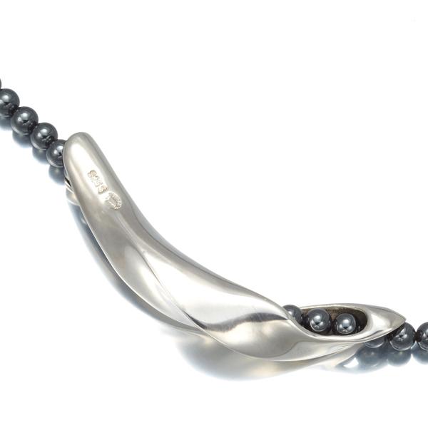 ジョージジェンセン ネックレス ヘマタイト HaH シルバー 925 Georg Jensen ジョージジェンセン ハンスハンセン HaH ヘマタイト