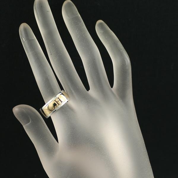 HERMES シルバーリング Hロゴデザイン