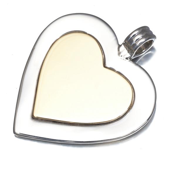 TIFFANY&Co.（ティファニー） ペンダントトップ コンビカラー ハート