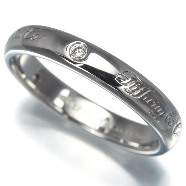 Tiffany & Co. リング ノーツ ルシダ 8号 pt950 3Pダイヤ 【公式通販】