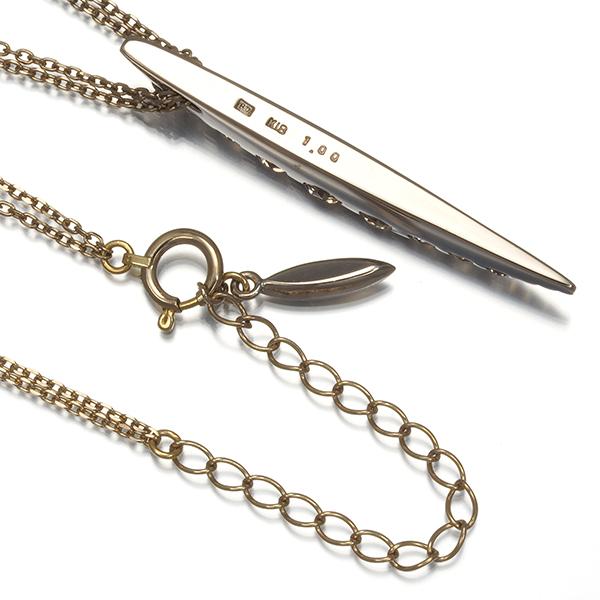 カシケイ ネックレス ダイヤ ダイヤモンド 1.00ct ネイキッド K18BG  