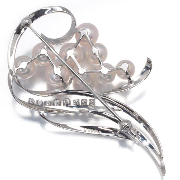 MIKIMOTO（ミキモト） ブローチ あこや真珠 アコヤ パール K14 新品 