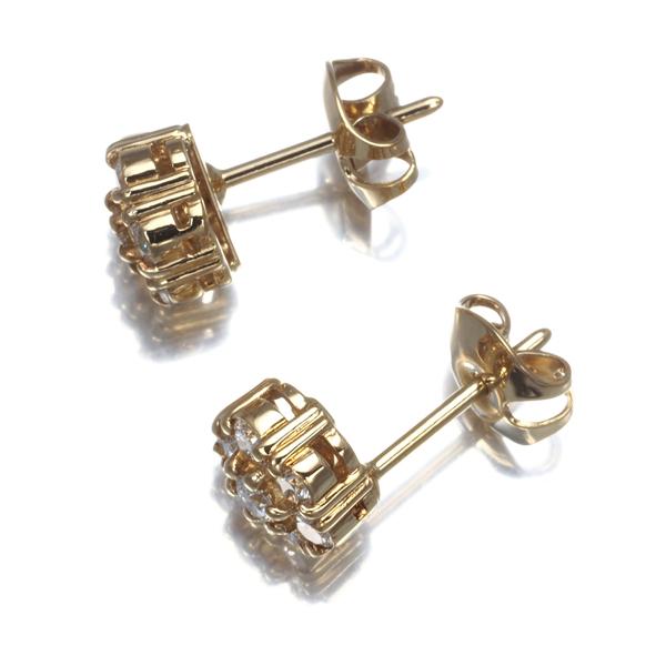 MIKIMOTO ミキモト ピアス ダイヤ ダイヤモンド 0.29ct/0.29ct  