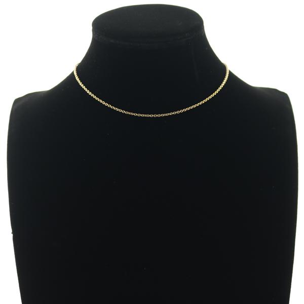 BVLGARI（ブルガリ） チェーンネックレス 43cm K18YG BLJ 限界値下げ品