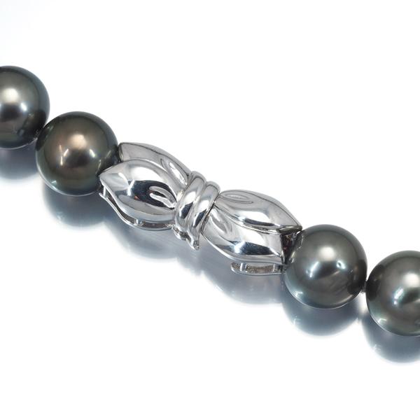 MIKIMOTO ミキモト ネックレス ブラックパール 真珠 9.0-9.5mm MIKIMOTO ミキモト ネックレス ブラックパール 真珠 9.0-9.5mm