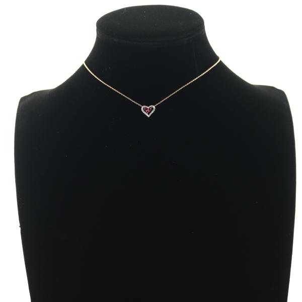 STAR JEWELRY スタージュエリー ネックレス ルビー 0.18ct  