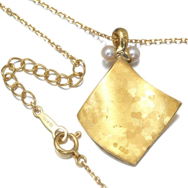 MIKIMOTO ミキモト ネックレス ベビーパール 真珠 3.2mm K22YG/K18YG  