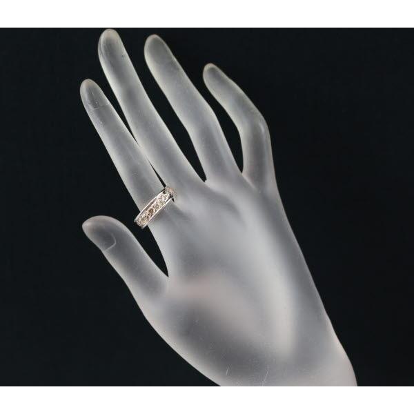 カシケイ リング ダイヤ ダイヤモンド 0.50ct メランジェ 12号 K18PG  