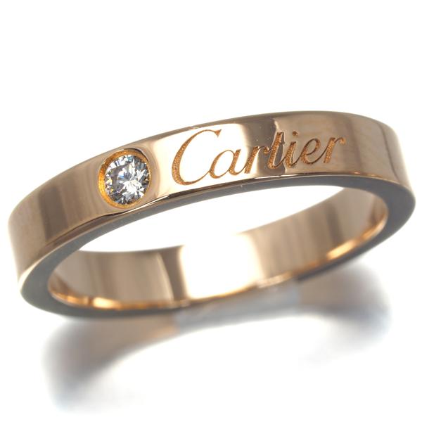Cartier カルティエ リング ダイヤ ダイヤモンド Cドゥ エングレーブド  