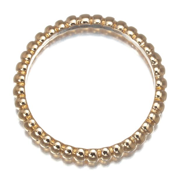 ヴァンクリーフ＆アーペル リング ペルレ スモール 51号 K18PG 保証書  