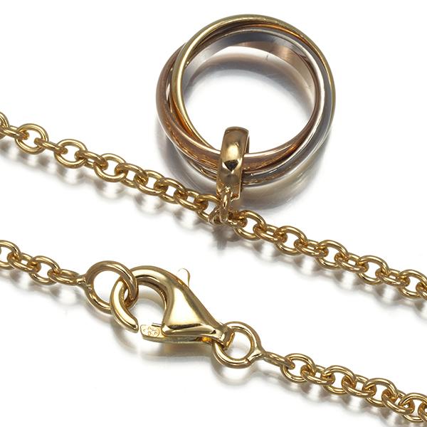 Cartier カルティエ トリニティネックレス スリーカラー 3P