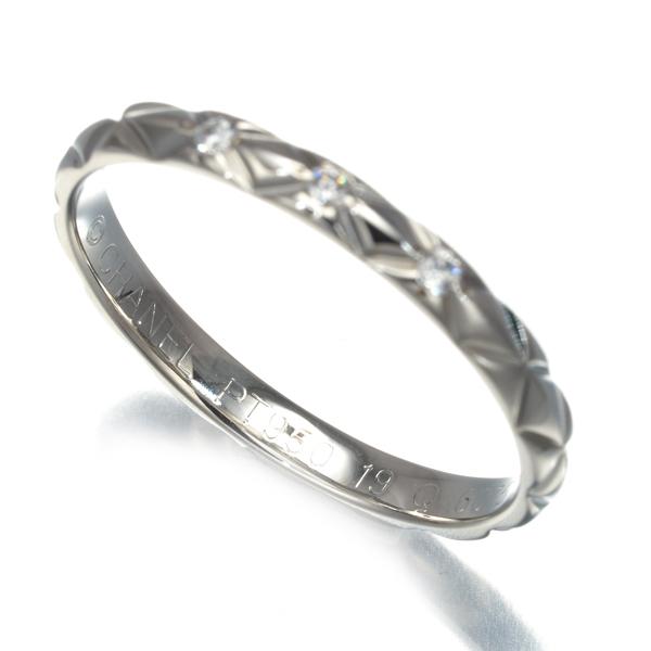 CHANEL シャネル リング ダイヤ ダイヤモンド マトラッセ 3P 56号  