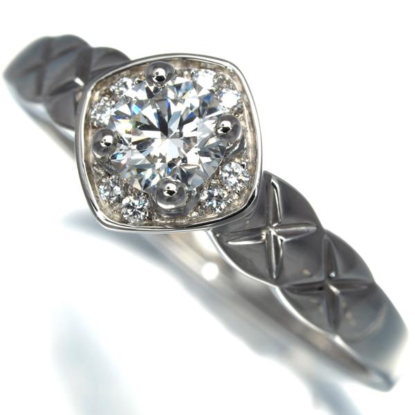 CHANEL シャネル リング ダイヤ ダイヤモンド 0.30ct F VVS1 3EX