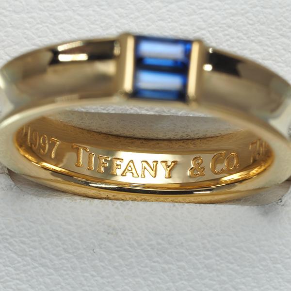 【美品】 TIFFANY&Co. リング　スタッキング　サファイア　10号 TIFFANY&Co. ティファニー リング サファイア スタッキング 10号