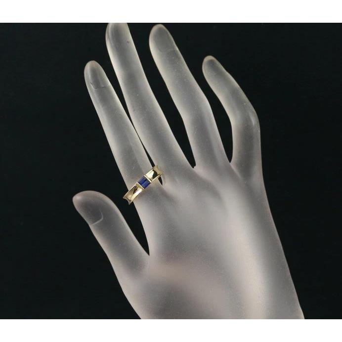 【美品】 TIFFANY&Co. リング　スタッキング　サファイア　10号 TIFFANY&Co. ティファニー リング サファイア スタッキング 10号