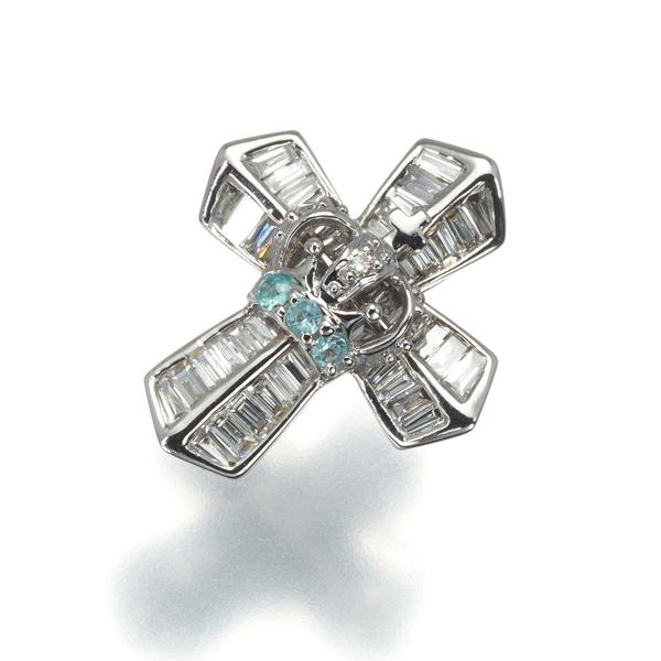 笠原真寿美 PTダイヤモンド クロスペンダントヘッド 【公式通販】