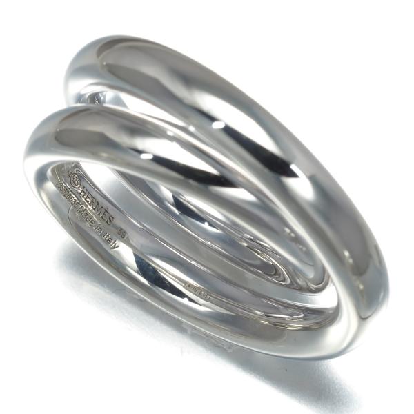 HERMES エルメス ムーブアッシュ リング 53 9指輪 13号 ブラック