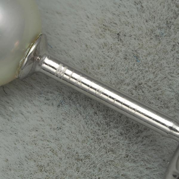 MIKIMOTO ミキモト ピアス パール 真珠 5.2mm K18WG BLJ : グリーバー  