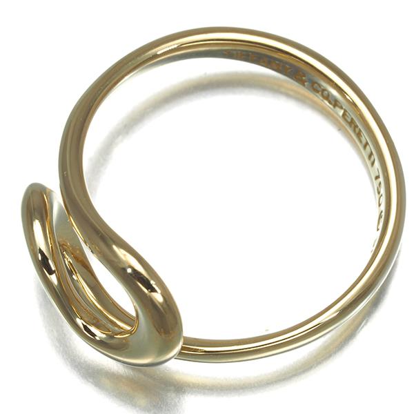 TIFFANY&Co. ティファニー リング オープンウェーブ 8号 K18YG 指輪  