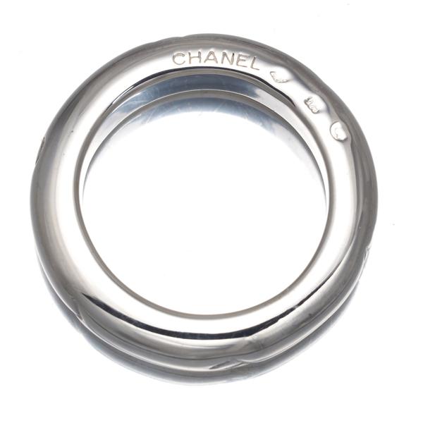 CHANEL シャネル リング ロゴ ヴィンテージ 13.5号 シルバー 925