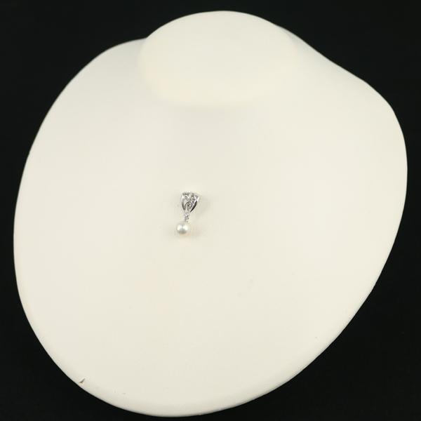 TASAKI タサキ ペンダントトップ パール 真珠 7.0mm ダイヤ  