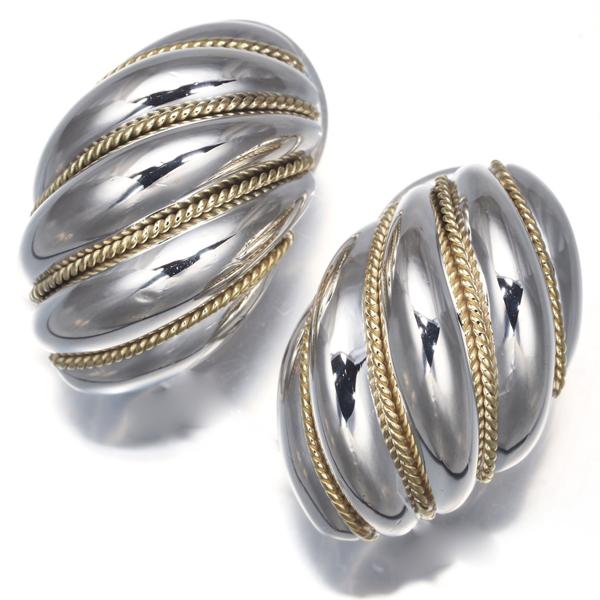 TIFFANY&Co. ティファニー イヤリング ツイスト シルバー 925