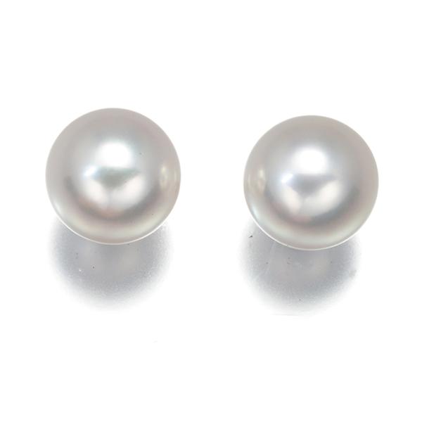 mikimoto ピアス　一粒パール MIKIMOTO ミキモト 一粒パール ピアス K18WG 約6.7ミリ/約6.8