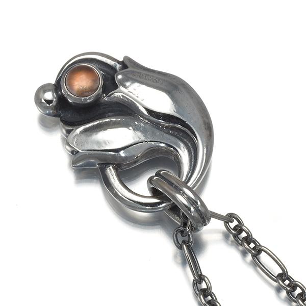 GEORG JENSEN ネックレスローズクオーツヘリテージ1999