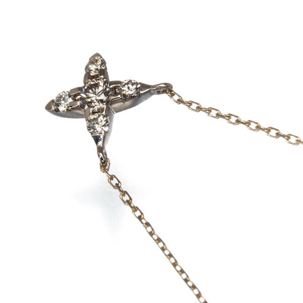 カシケイ ネックレス ブラウンダイヤ ダイヤモンド 0.12ct ネイキッド  