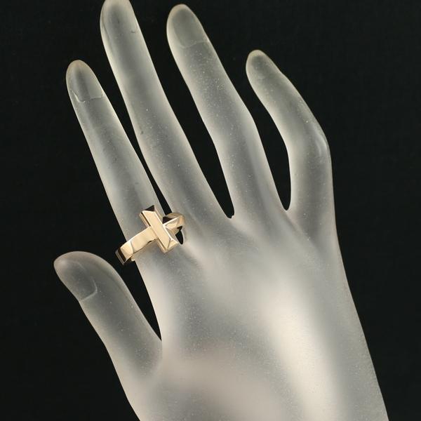 TIFFANY&Co. ティファニー リング Tワン ワイド 13号 K18PG 指輪