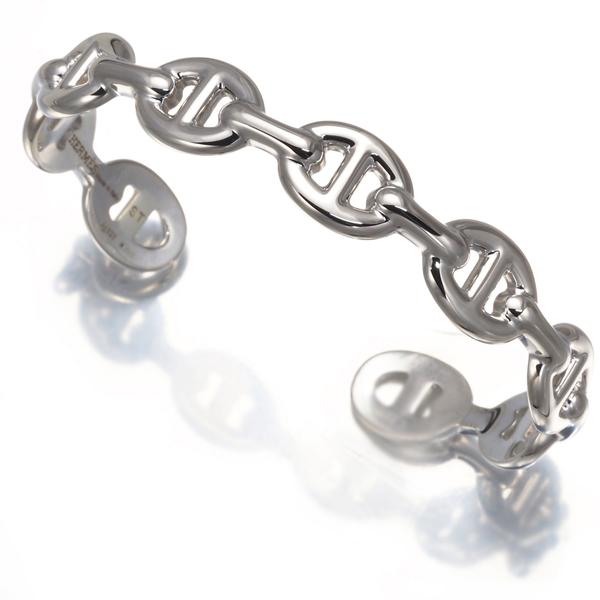 美品 HERMES シェーヌダンクル　バングルMM STサイズ HERMES（エルメス） 【新品未使用】エルメス シェーヌダンクル