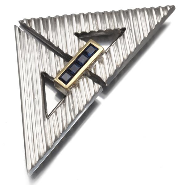 TIFFANY&Co. ティファニー ブローチ サファイア ヴィンテージ シルバー  