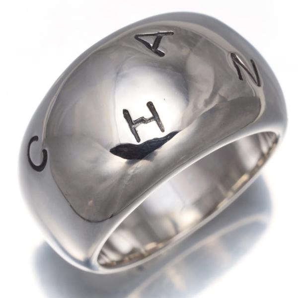 CHANEL シャネル リング ロゴ 13号 シルバー 925 指輪 BLJ  