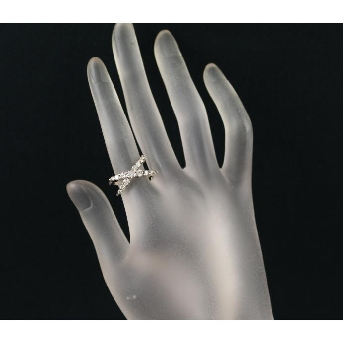 カシケイ リング ダイヤ ダイヤモンド 1.00ct ネイキッド 12号 K18BG  