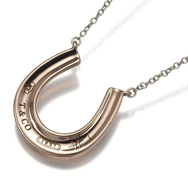 TIFFANY&Co. ティファニー ネックレス 1837 ホースシュー ルベドメタル  