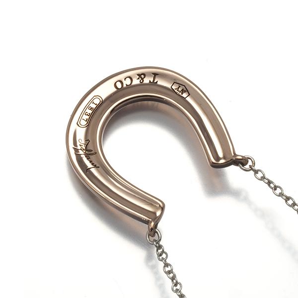 TIFFANY&Co. ティファニー ネックレス 1837 ホースシュー ルベドメタル  