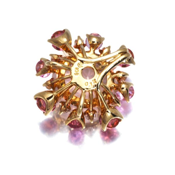 TASAKI】K18 ローズクォーツ ペンダント トップ