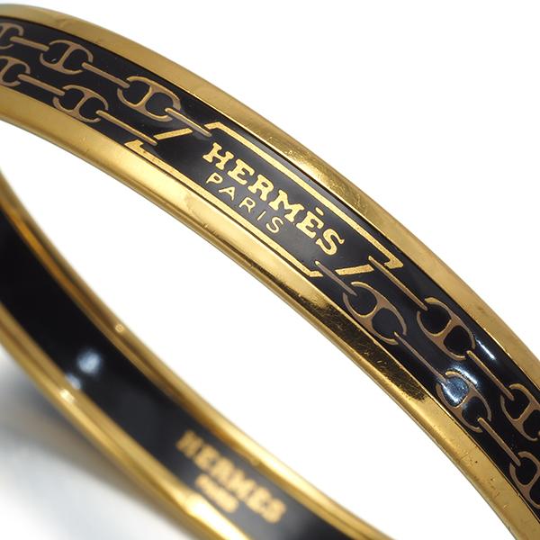 モグラのおじさん 希少！HERMES エマイユPM バングル 猫 モグラのおじさん 希少！HERMES エマイユPM バングル 猫 楽天