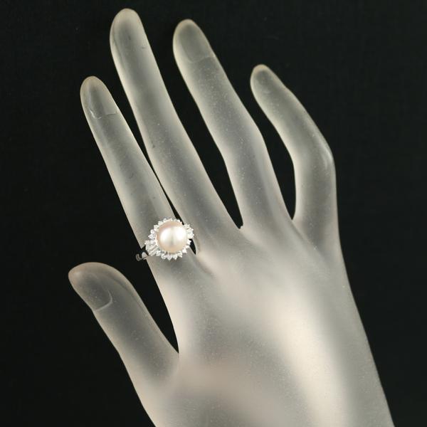 TASAKI タサキ リング パール 真珠 9.0mm ダイヤ ダイヤモンド